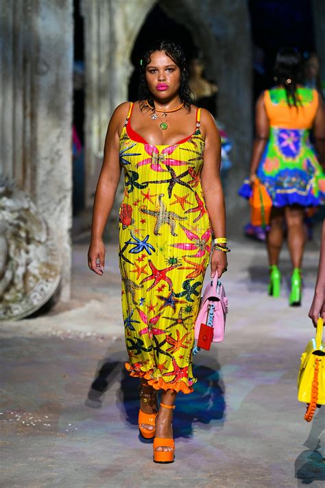 plus size models versace|Versace model salary.